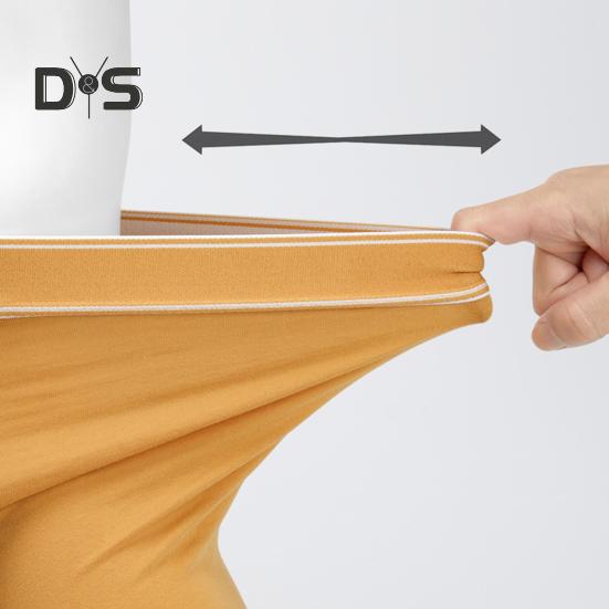 Мужские трусы-боксеры из мягкого хлопка, влагоотводящие, дышащие, однотонные, с широким эластичным поясом