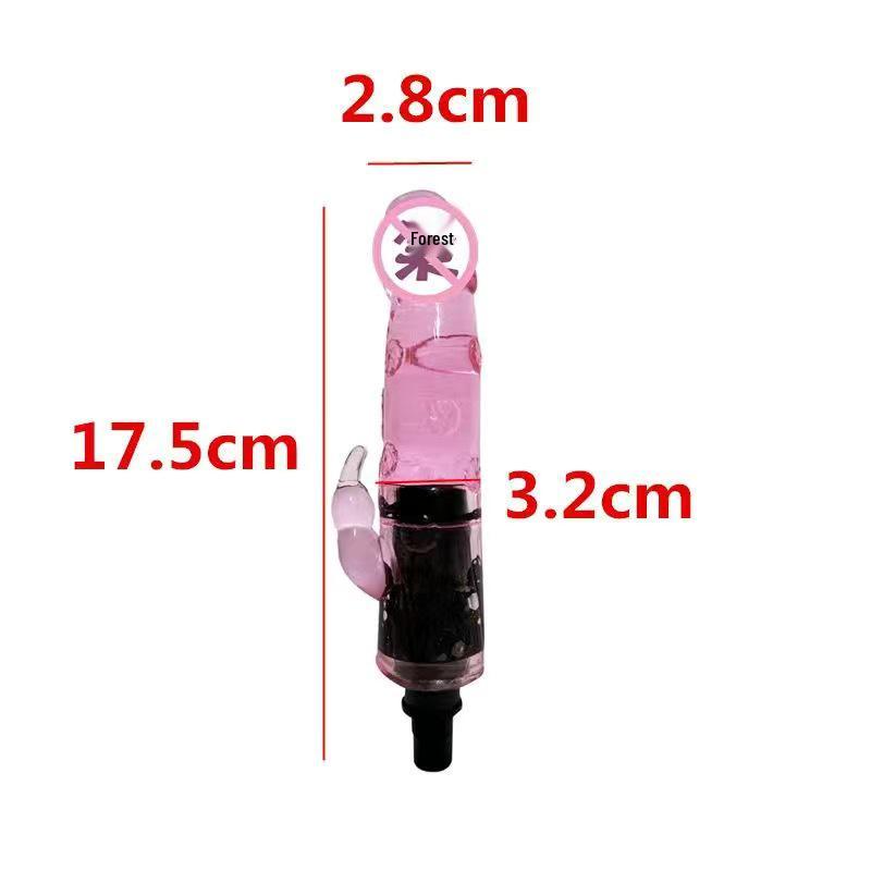 Fascial Gun Dildo Head Vibrator for Erotic Simulation (18~19mm)