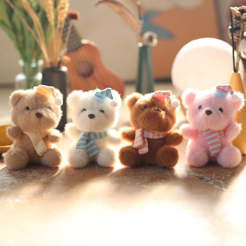 Милая милая шляпа медведь кулон плюшевая игрушка кукла мультяшная сумка подвесной брелок кукла кукла