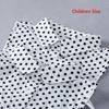 XS-S Polka Dots Shirt Detachable Collar Children Fake Collar for Kids Half Shirt Lapel Collar for Boys Girls Decorative