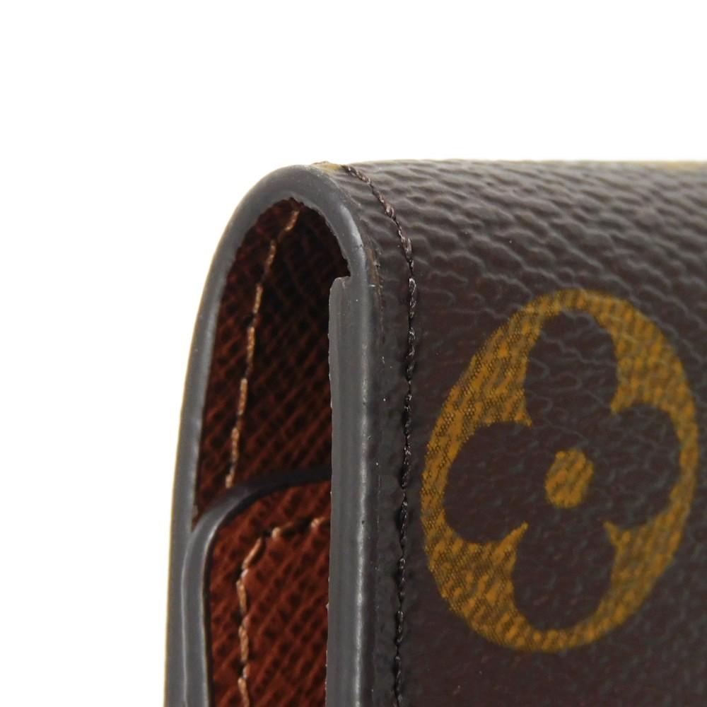 Used 12564 Multicles 6 M62630 7949 Current LV Logo Flower 6-Row Brown New RFID IC Chip Monogram Armagnac Unisex from