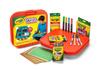 Crayola Create Carry Drawing Drawing Colored Pencils Vibrant case color is 046814 Authentic & Set Board, Crayons, Markers, - Colors. Carry random.