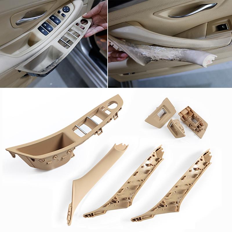 Left Right Hand Drive 7PCS For BMW 5 series F10 F11 520i 523i 525i Car Interior Replacement Inner Door Handle Panel Pull Trim