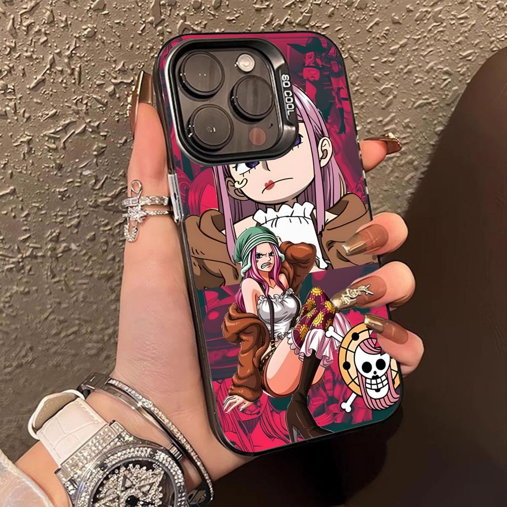 Jewelry Bonney Phone Case for iPhone 17 16 15 14 13 12 11 X XR XS Air Pro Max Plus Black Colorful Silver Cover