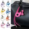 Fitness Keychain Weightlifting Fitness Equipment Charm with Keyring Weight Plate Dumbbell
