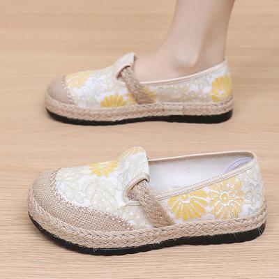 Обувь женская 2025 весна и осень новая повседневная и удобная обувь-лоферы на одной педали легкая и дышащая модная универсальная обувь для мам