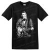 Carl Perkins Rockabilly Guitarist Portrait T Shirt Vintage Music Fan Tee Art