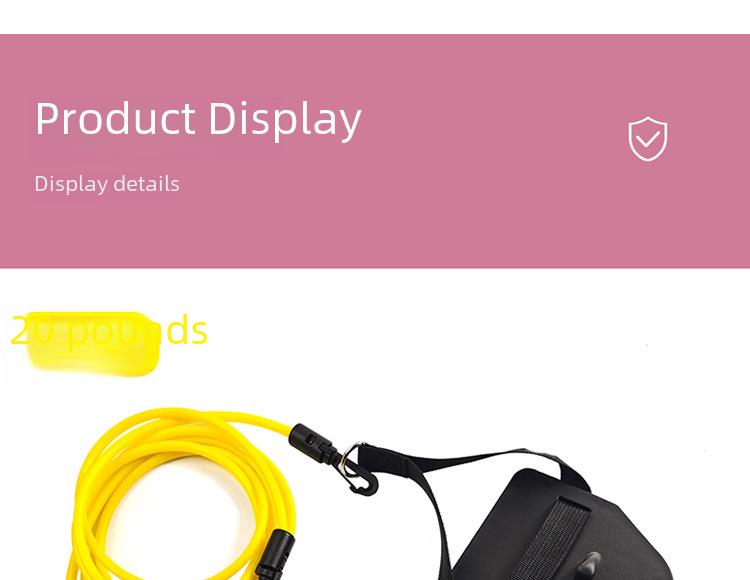 Эластичный ремень сопротивления для силы рук и тренировок по плаванию