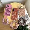 Maillard's new leopard print is suitable for Apple 17ProMax mobile phone case 16Pro large window 14/15 wrist 16PM