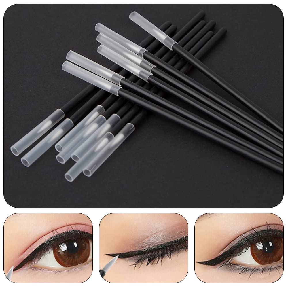 Набор из 50 одноразовых подводок для глаз, подводка для глаз, макияж для ресниц и бровей, макияж для глаз, кисточки для ногтей, кисти, кисти, кисти, инструменты, дорожные, портативные,