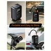 Portable Tire Inflator Digital Display Multifunctional 3 Nozzle Adapter