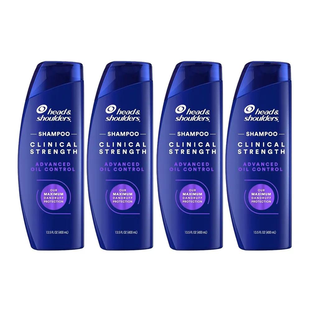 Head & Shoulders Clinical Strength Dandruff & Dry Scalp Shampoo 400mL x 4 Pack
