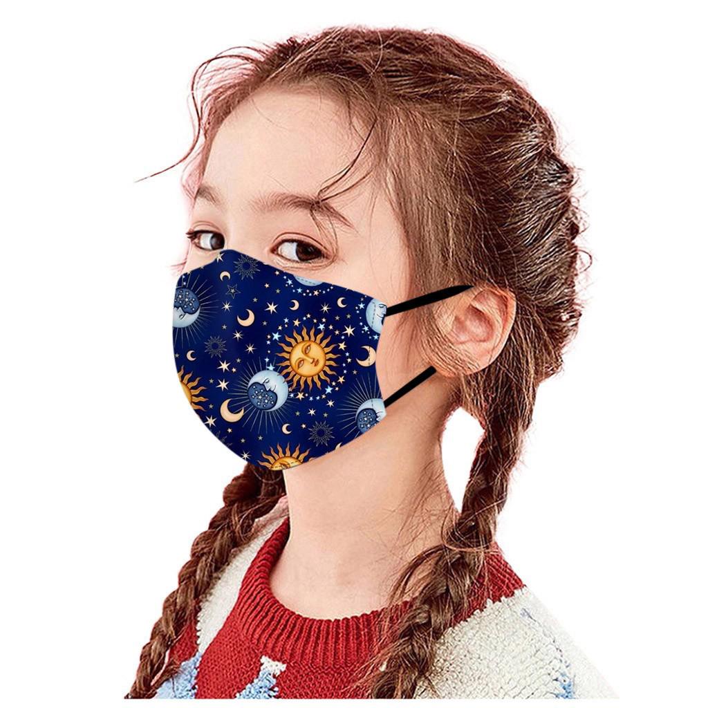 Children's  Windproof Reusable Printed Mask