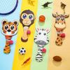 4Pcs Elastic String Paddle Ball Game Portable Wooden Target Ball  Outdoor Training