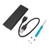 Корпус для SATA SSD M.2 NGFF на USB 3.0, алюминиевый сплав, функция OTG WTG, корпус для жесткого диска для ноутбука, настольного компьютера, черный