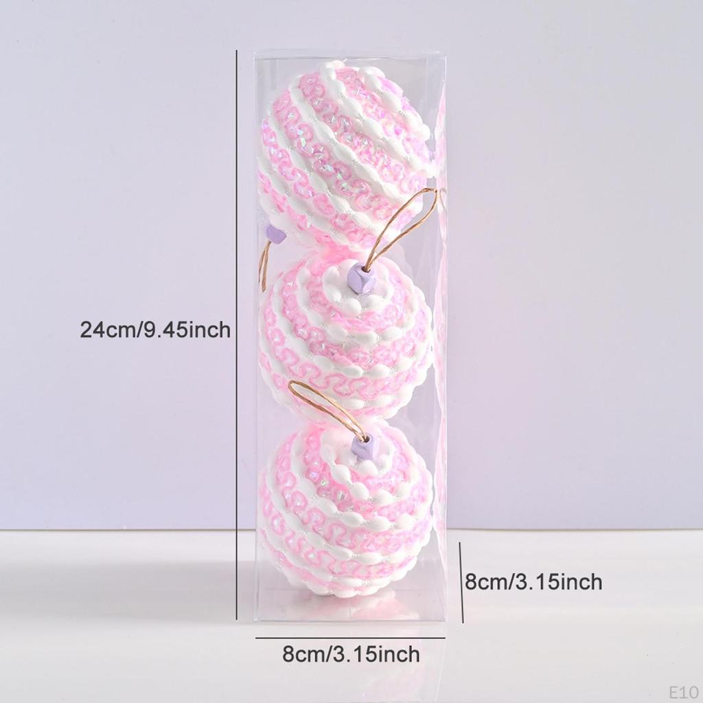 3 шт. Рождественские шары, украшения, подвески, сделай сам, подвесные шары для елки, праздничные