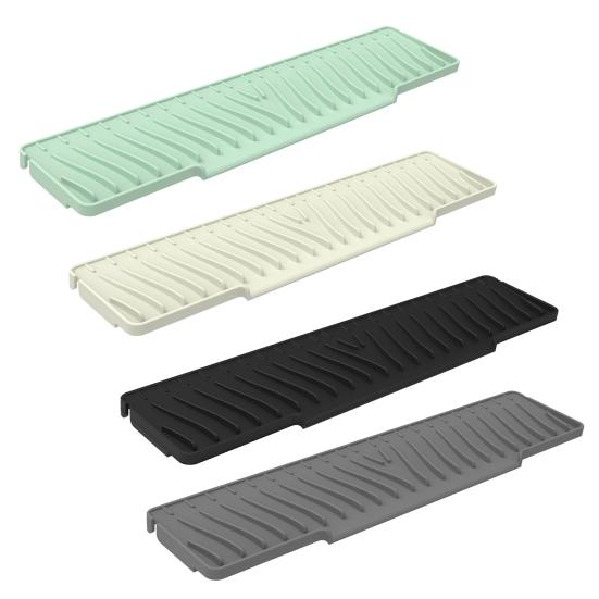 Faucet Sink Splash Guard Silicone Drain Mat for Kitchen Sink Anti-Slip Water