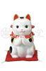 Yakushigama Ayae Fukufuku Onegai Cat Improve Luck Feng Shui Ornament Interior Cat Cat White Height (Large) [7290] Size 15.5 (cm)