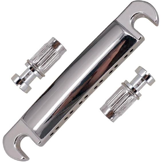 Baosity Бридж с роликовыми седлами из цинкового сплава и хвостовик для 12-струнной электрогитары LP EPI, серебристый