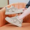 Popular Casual Shoes Women's Height Increase 4cm Soft Sole Sports Shoes Versatile 2025 Spring Women's Shoes Fashion Versatile White Shoes