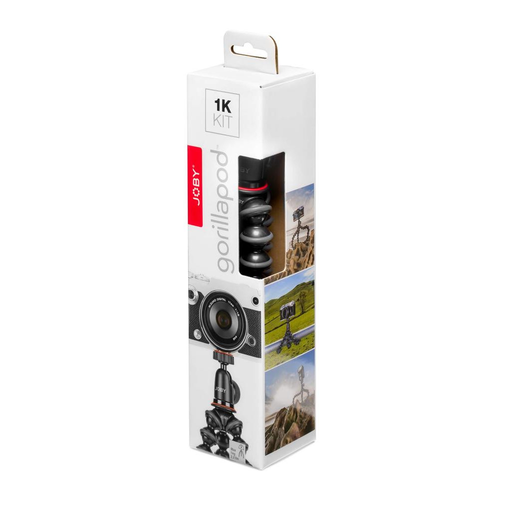 JOBY Flexible Tripod Gorillapod 1K Kit Compatible with Mirrorless Single Lens Lens 015039
