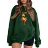 Women's Fashion Casual Round Neck Long Sleeve Top Printed Pullover Sweatshirt