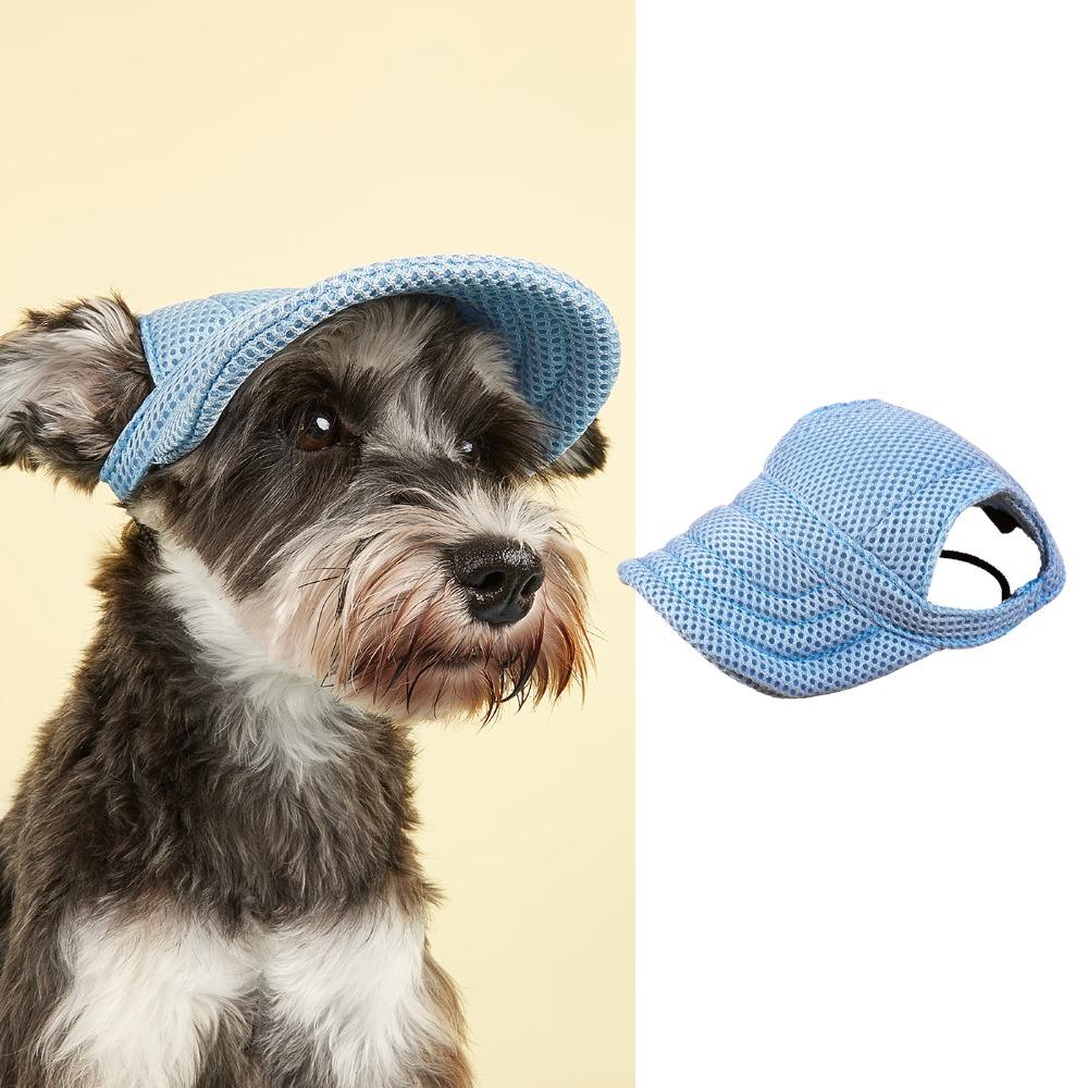 Cooling Dog Cat Visor Hat Beach Party Costume Accessories Puppy Mesh Cap Corgi Teddy