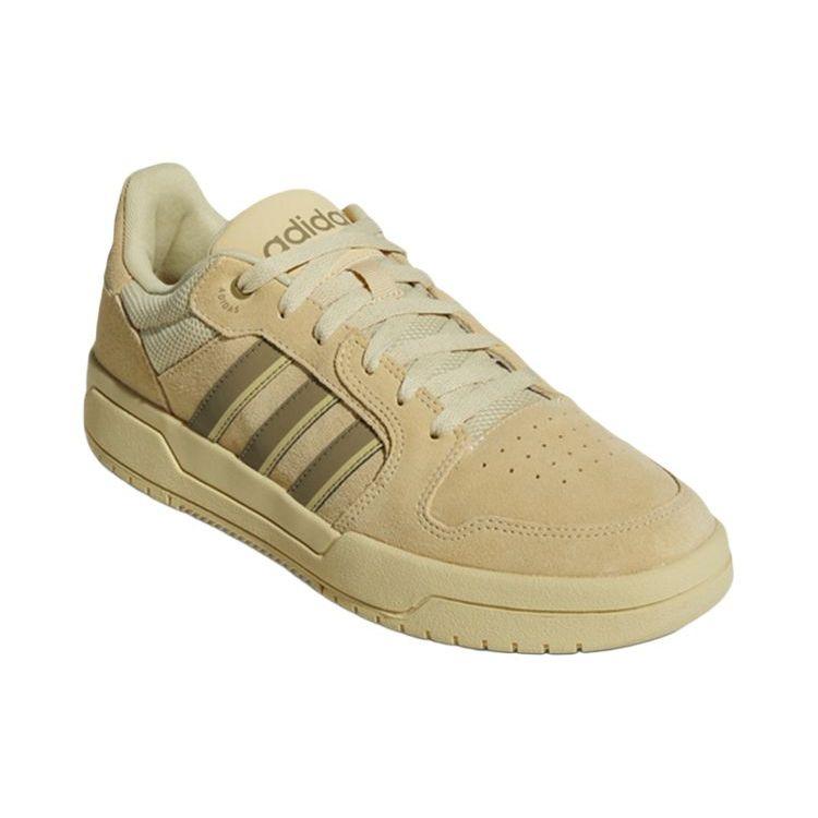 adidas Neo Entrap Удобные Универсальные Низкие Кеды для Скейтбординга Унисекс Кроссовки Светло-Горчично-Зеленые GW9675
