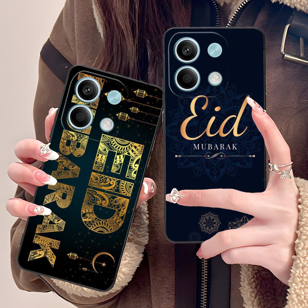 Чехол для мобильного телефона Eid Mubarak для POCO M7 M6 M5 M4 M3 X7 X6 X5 X4 X3 Pro GT 5G Цветной Печатный Чехол для Телефона Красивый