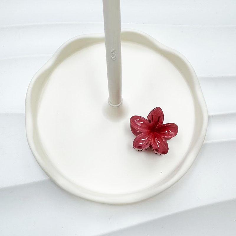 Европейский и американский Франжипани 4 см Модный зажим-краб для волос для пляжного отдыха