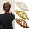 Summer Duck Billed Hair Clips Transparent Flat Hair Claw Clips 2024 Large Acrylic Clip Hairpin