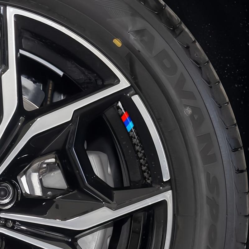 Wheel sticker Universal For BMW E46 E90 F30 F10 X5 X3 Series 1 Series 3 Wheel Anti-collision Anti-scratch Strips Exterior Rim
