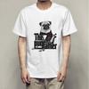 Летние футболки Bago Dog Rock Pug Rock из хлопка с принтом, свободные, с круглым вырезом и коротким рукавом, мужские