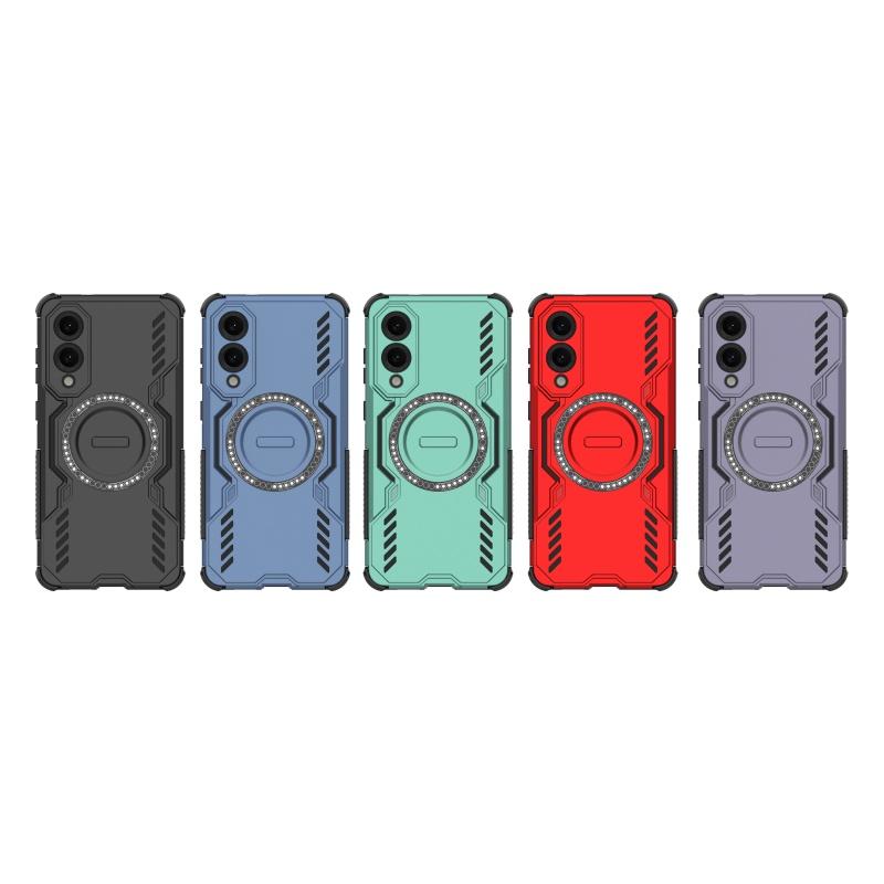 Магнитный Роскошный Бронированный Противоударный Чехол Для Samsung S25 Edge Capa Цветной Жесткий Противоударный Круглый Магнитный Samsung Galaxy S25 Edge