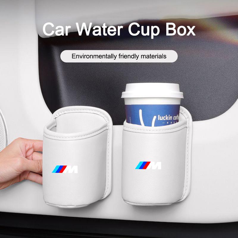Car Door Cup/Back Seat Cup Holder Drink Rack Storage Bin For BMW Performance X1 X3 X5 E39 E46 E90 F20 E60 E34 E36 E52 F30 M3 M5
