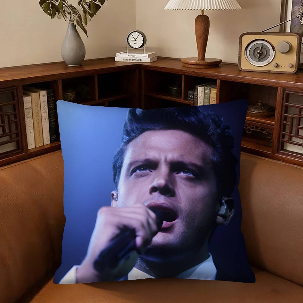 Singer LLuis Miguel Pillow Case Fashion Square Pillowcase Bedroom Sofa Room Ins Decoration Leisure