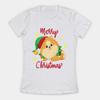 Christmas Pomeranian Merry Xmas Womens TShirt