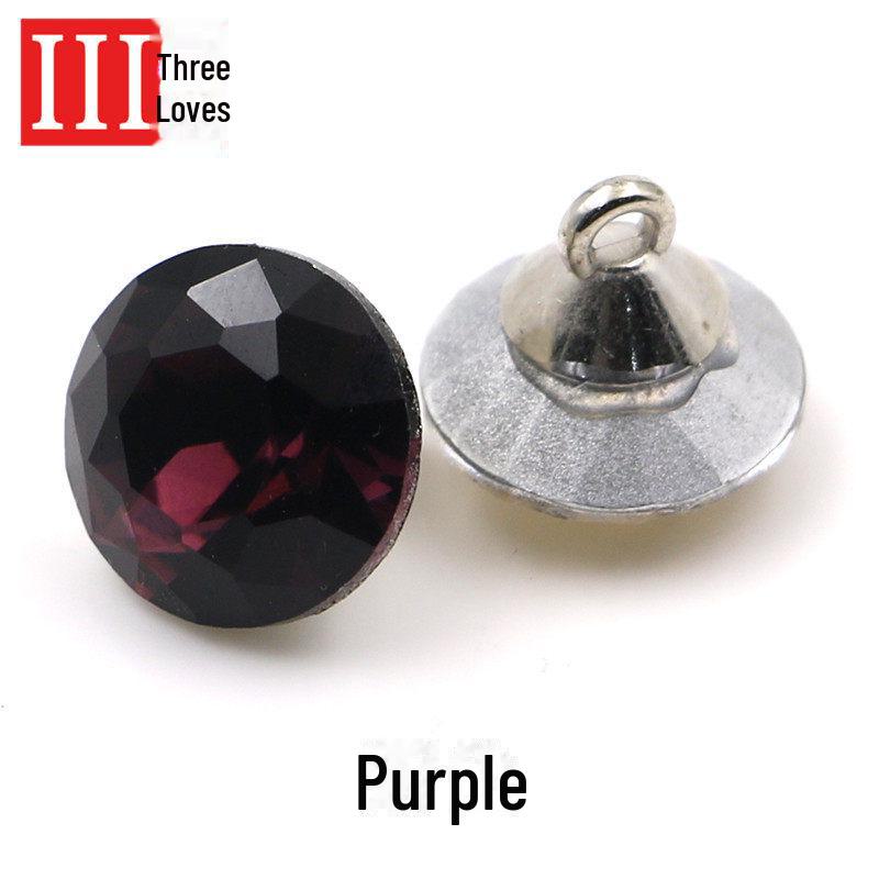 Sanai Crystal & Colored Diamond Buttons for Ladies' Clothing & Men's Shirts