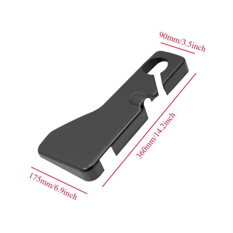New Black Engine Coolant Tank Cover Trim sticker For Dodge Challenger Charger Chrysler 300c 2011- Car accessories
