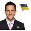 Булавки с украинским флагом из сплава, брошь с флагом, значок в память о путешествии, покажите свою поддержку Украине