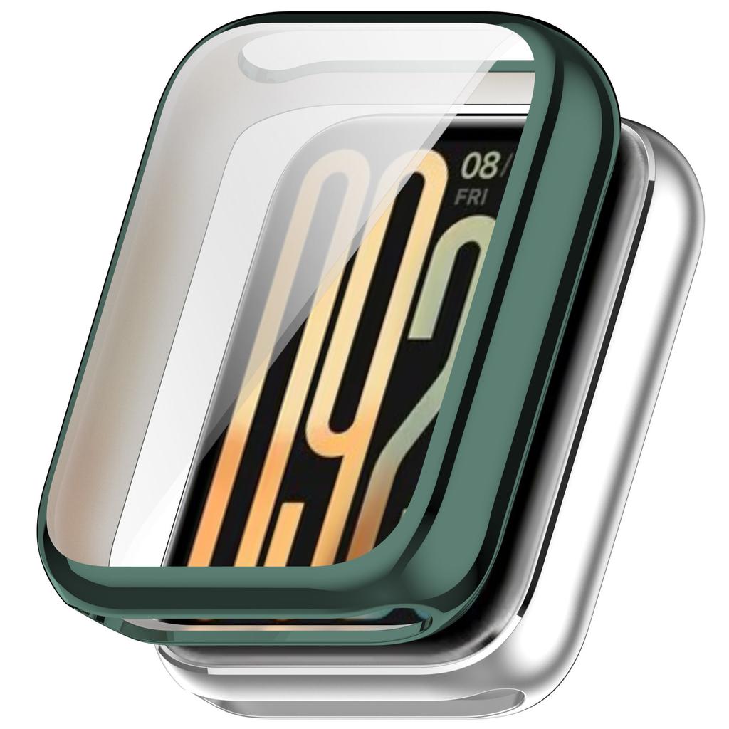 Полный защитный чехол-накладка для Xiaomi Mi band 9 pro Защитная пленка для экрана для Xiaomi Smart Band 9 Pro Чехол Аксессуары Мягкий ТПУ