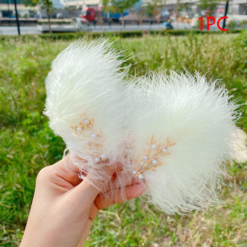 1 шт. Белое перо феи боковая заколка новая заколка для волос аксессуар для волос для девочки украшения для волос свадебная шпилька тиара заколки