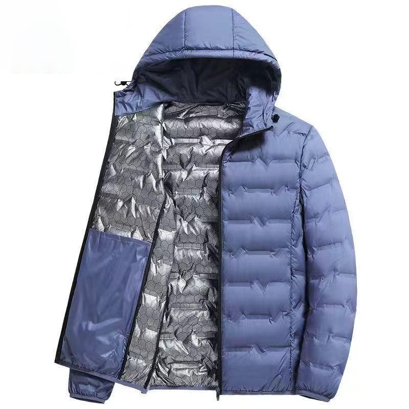 Men Winter White Duck Down Jacket Warm Thick Windproof Waterproof Puffer Jacket Hooded High Quality Ultralight Down Jacket Male