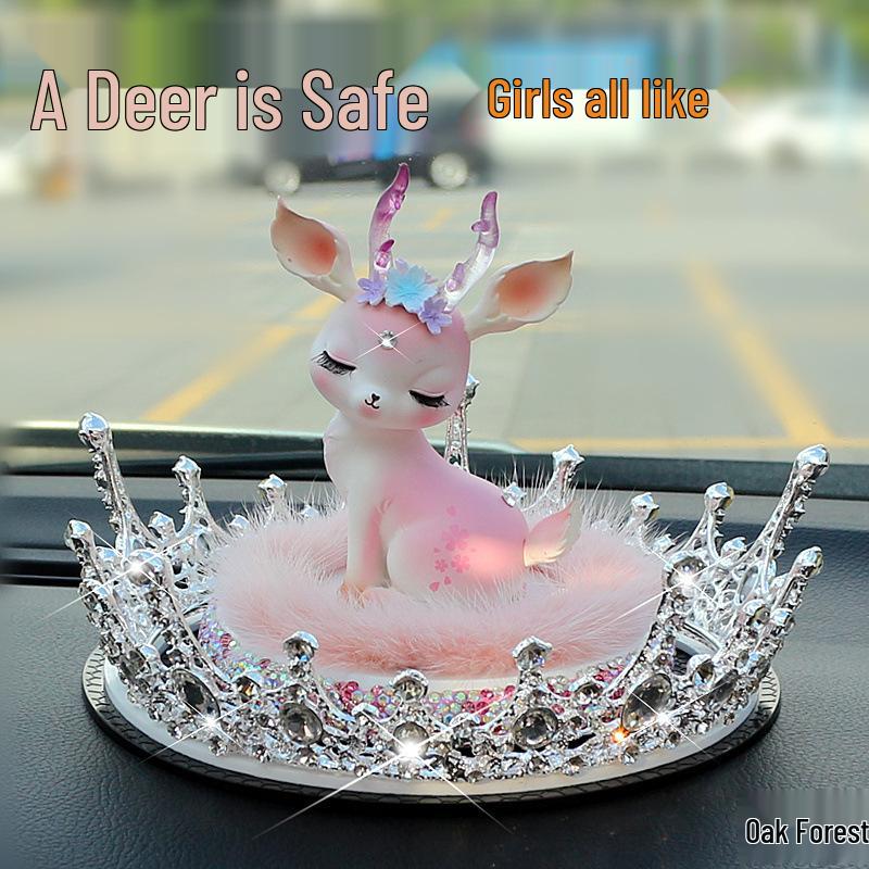 Олень Автомобильные Украшения с Бриллиантами для Женской Центральной Консоли