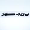 Car Emblem Sticker 3D ABS Glossy Black Silver XDrive 40i 40d 45i 45d 48i 48d For BMW X1 X2 X3 X4 X5 X6 X7 GT