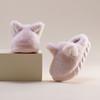 Home Cartoon Plush Slippers Women Winter Shoes Ladies Sweet Warm Furry Slides Comfortable Flats Platform Bedroom Shoes