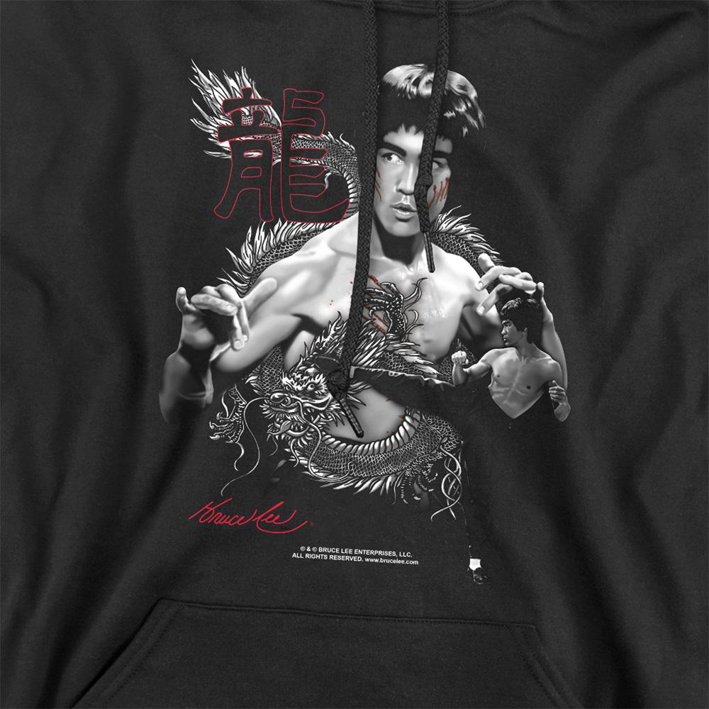 Bruce Lee Unisex Adult The Dragon Hoodie