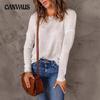 Autumn and Winter Long Sleeve Sweater Women's Plus Size Casual Versatile Sweater Tops