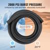 VEVOR 10AN Fuel Line Kit, 10 FT Fuel Hose Kit, 0.55" Nylon Stainless Steel Braided Fuel Line Oil/Gas/Diesel Hose End Fitting Kit