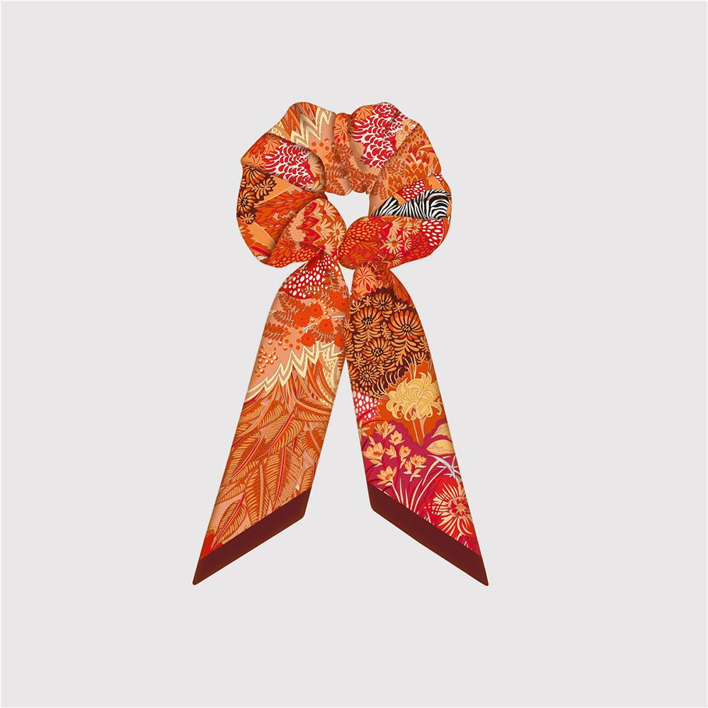 Элегантные шелковые большие резинки-скранчи, резинки для волос, женский шарф для волос, эластичные резинки для волос, завязки, держатель для хвостика, аксессуары для волос для девочек